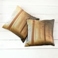 thumbnail image 2 of Ambesonne Forest Throw Pillow Cover 2 Pack, Foggy Woodland, 16", Tan, 2 of 6