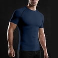thumbnail image 4 of Kalauyu Compression Short Sleeve for Men T Shirts Quick Dry Stretchy Athletic Workout Tops Moisture Wicking Gym Tees, 4 of 5
