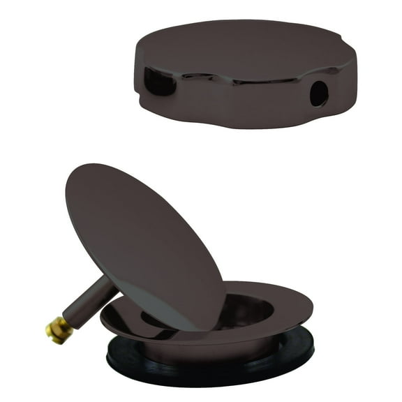 Westbrass 1-1/2" Replacement Trim for Cable Drive Bathtub Drain Assemblies, Oil Rubbed Bronze