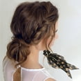 thumbnail image 2 of Unique Bargains 1 Pc Fashion Butterfly Pattern Hair Scrunchies Hair Ties Black, 2 of 5
