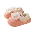 thumbnail image 2 of AURIGATE Women Bunny Animal Slippers Cute Soft House Shoes Cozy Memory Foam Bedroom Slippers Rabbit Christmas Gifts Indoor Outdoor, 2 of 5