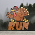 thumbnail image 3 of Lotusprinthandmade Funny Turkey Run Custom Shape Window Hanging Acrylic Ornament With Acrylic Charm (8in), Thanksgiving Acrylic Ornament, 3 of 4