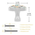 thumbnail image 3 of 4 Pcs Dinosaur Knobs for Kitchen Cabinet Cupboard Dresser Bookcase Drawer Pulls Handles Round Home Decor, 3 of 5