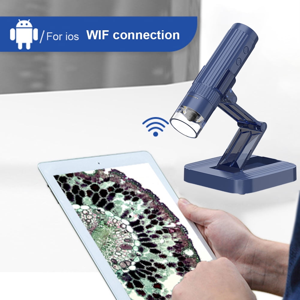KMDES Portable WiFi Digital Microscope ,50X1000X 1080P HD Wireless