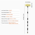 thumbnail image 6 of KFFKFF Telescopic Wash Brush, 66.7-Inch Telescopic Vehicle Cleaning Brush with Extended Handle, 12" Gentle PVC Bristle Head, Flow-Through Auto Cleaning Mop Set with Water Hose Connector for Car RV Bo, 6 of 9