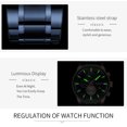 thumbnail image 4 of Reloj resistente al agua dorado Curren para hombre, 4 of 5