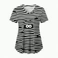thumbnail image 2 of Godom Halloween Shirts for Women Basic Print Graphic T Shirt Fall Halloween Party Tee Tops, 2 of 6