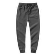 thumbnail image 2 of Riforla Male Casual Fitness Running Trousers Drawstring Loose Waist Solid Color Pants Pocket Loose Sweatpants GY2 XXL, 2 of 7