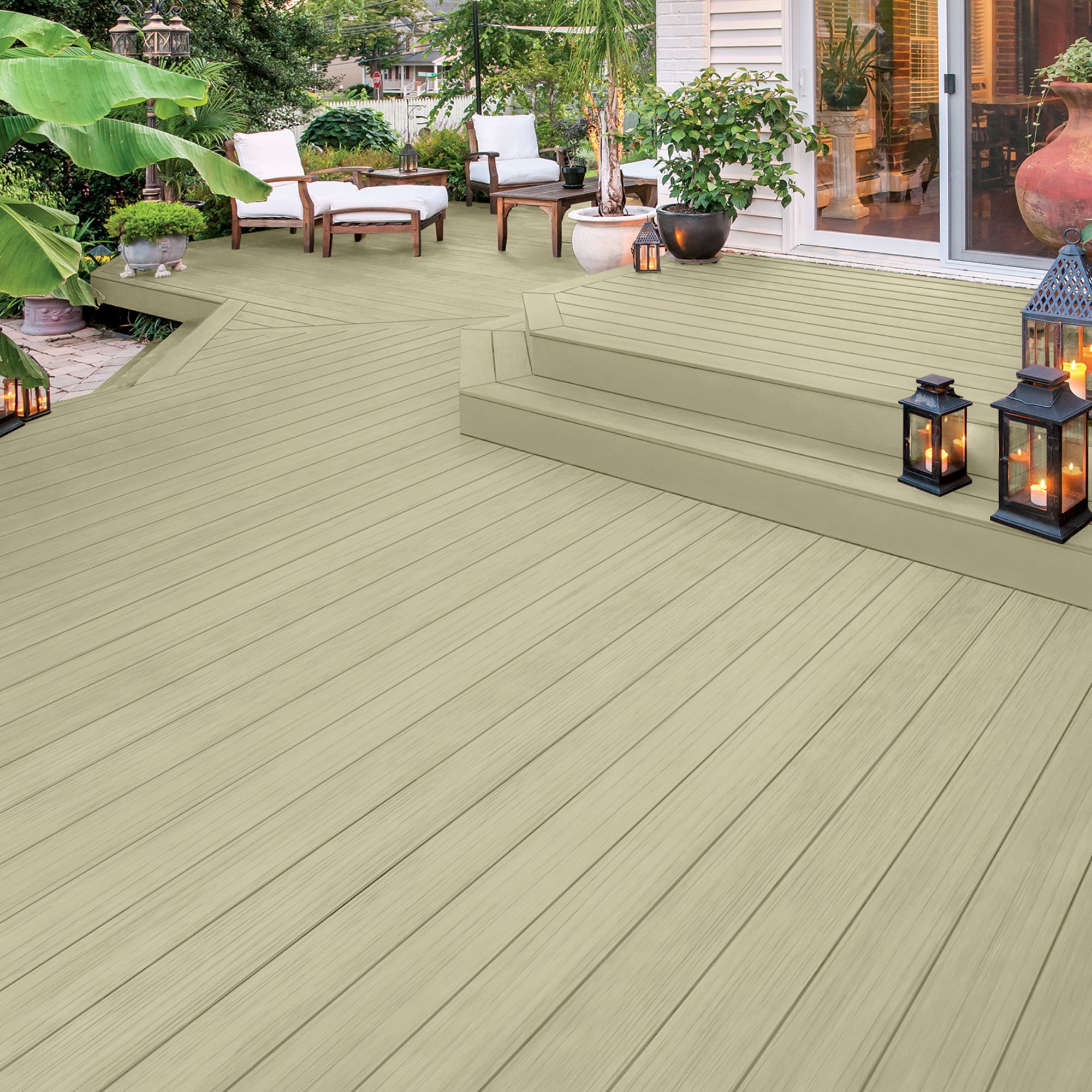 Olympic Maximum 1 GallonSC-1013 Cascades Solid Color Exterior Stain and Sealer in One