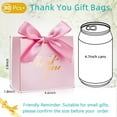 80 Pack Small Thank MMF7 You Pink Party Favor Gift Bags with Pink Bow