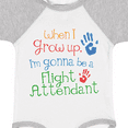 thumbnail image 4 of Inktastic Flight Attendant Future Boys or Girls Baby Bodysuit, 4 of 5