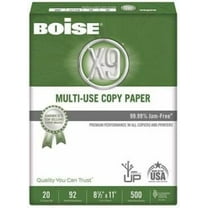 X-9 Multi-Use Copy Paper, 92 Bright, 20lb, 8-1/2 X 11, White, 5000 Sheets/carton