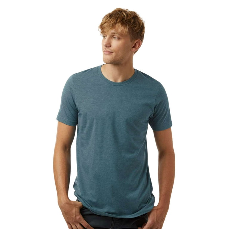 Tultex Men's CVC T-Shirt 52/48 Cotton Polyester Blend Solid Color