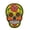 Yellow, variant on Calavera Sugar Skull Embroidered Iron-on Patch