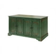 thumbnail image 4 of 65" Heirloom TV Console Wood Accent Cabinet Fully Assembled Green, 4 of 10