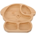 thumbnail image 4 of Miangastore Divided Plate Wood Dinner Plate Food Serving Tray Serving Platter Soup Plate Tray, 4 of 8
