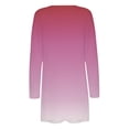 thumbnail image 5 of QUYUON Plus Size Cardigans for Women Clearance Long Sleeve Cotton Cardigans for Women Polyester Cardigan Jacket Women Cardigan Jacket Style Q-8109 Fall Cardigan Sweater Outerwear Coat Hot Pink M, 5 of 5
