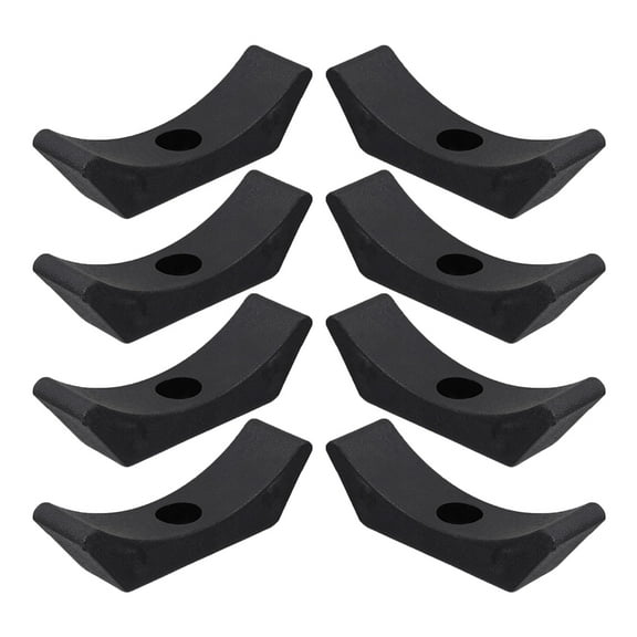 UPGRATOR 8Pcs Small Weight Rack for Dumbbells PP Material Black Color Space-Saving