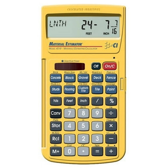Material Estimator Calculator Get Quick Linear Area & Volume Solutions, Each