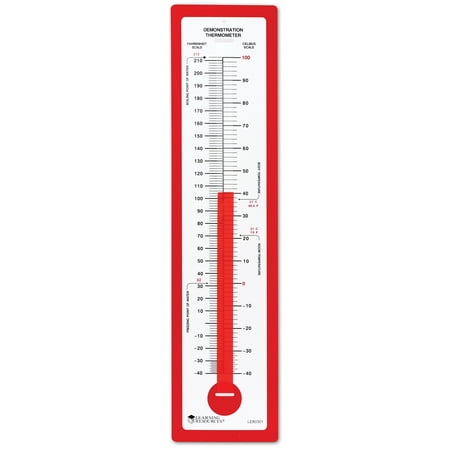 UPC 765023002140 product image for Learning Resources Demonstration Thermometer, Giant Mercury Free Display | upcitemdb.com