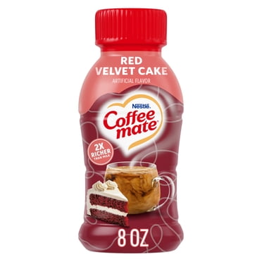 Coffee mate Red Velvet Cake Flavored Coffee Creamer, Non Dairy Coffee Creamer 8 fl oz