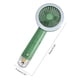 thumbnail image 2 of Ventilador portátil de mano Mini ventilador de bolsillo con humidificador luz nocturna recargable ventilador silencioso plegable para viajes oficina interior al aire libre, 2 of 9