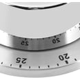 thumbnail image 4 of Temporizador mecánico de cocina de 60 minutos con alarma de sonido magnético, temporizador de acero inoxidable y ABS, temporizador de cocina para cocina (plata) Sailing Electrónica, 4 of 5