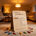 thumbnail image 4 of BESTSKY 2026 New Wooden Phase 10 Scoreboard and Round Tracker,Sheets with 8 Colored Pegs,Classic Family Adults Board Card Games for Home,Party,Gathering,Vacation,Strategy Games, 4 of 4