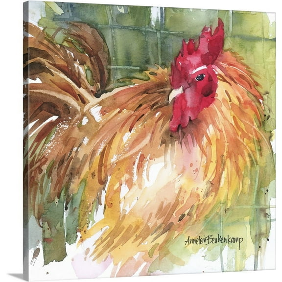 Great BIG Canvas | "Here's Looking At You" Canvas Wall Art - 24x24