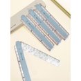 thumbnail image 4 of 1pc Acrylic Transparent Folding Scale Plastic Student Drawing Ruler, 4 of 4