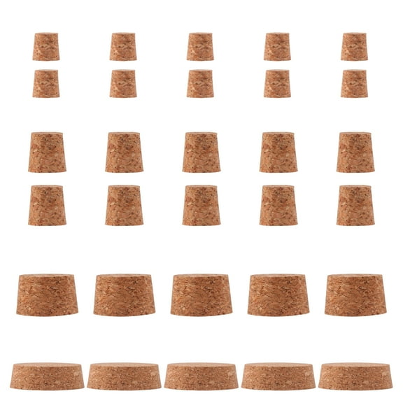 REACHISE Cork Bottle Stoppers Wood Plugs Assorted Sizes