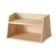 thumbnail image 5 of Organizador de encimera de madera, organizador de escritorio de doble capa que ahorra espacio, soporte para tazas Color de la madera, 5 of 9