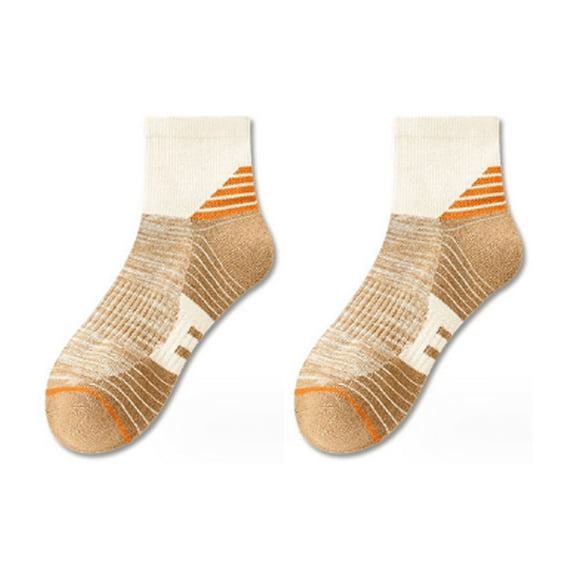 TELOLY Hiking Socks Women,Elastic Thread Closure Womens Hiking Socks,Cushioning Towel Bottom Socks for Women