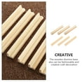 6 Pcs Wooden Ornaments Domino Holders Domino Trays Domino Accessory