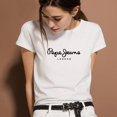 thumbnail image 2 of Nuevo estilo de pareja de algod贸n puro, camiseta estampada a la moda, ropa holgada de manga corta para mujer, 2 of 4