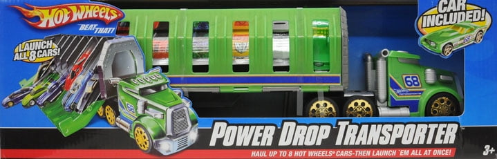 hot wheels power drop transporter