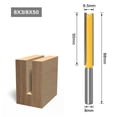 thumbnail image 3 of 8-Handle Extended Straight Slotting & Edge Trimming Knife Set, 76mm Length, 8*3/8 Inch, High-Quality Durable Material, Ergonomic Design for Easy Manipulation, Ideal for Hardware Applications and, 3 of 6