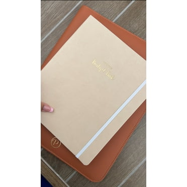 Budget Planner Book with Monthly Calendar, Debt Tracker, and Financial Organizer, 8.75 x 9.75 inches, Lay-Flat Design