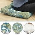 thumbnail image 4 of Boho Meditation Mat with Paisley Print, Square Yoga Pillow, Floor Cushion for Calm Meditation 22 x 22, 4 of 7