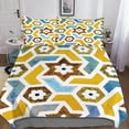 thumbnail image 1 of Moroccan Style Bedding Set 3 Piece Regional Characteristics Printed Microfibre Zip Duvet Cover, 1 of 5