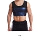 thumbnail image 5 of Minnieouse Manténgase fresco y comprimido con la camiseta sin mangas de sauna transpirable para hombres Compress Tank Top Men Body Vest Accesorios de disfraces PU azul S/M, 5 of 6