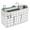 Black Lattice, variant on Bedside Storage Caddy Organizer for Headboards and Bunk Beds, Hanging Organizer Bag with Hooks for Phones, Magazines, Tablets, and More – Dorm Room Storage Solution