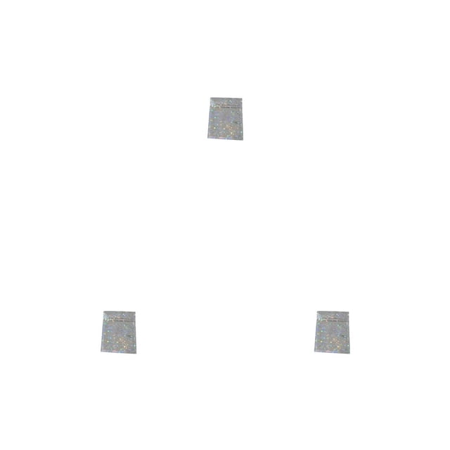 Cateissary Paquete de 100 Uds. De bolsas de papel de aluminio con sello, soportes para polvos cosméticos, bolsas con cierre hermético, accesorio Type1 NO1