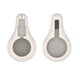 thumbnail image 1 of Cubierta protectora de cargador de silicona enrollador de cable para cargador Oura Ring Gen3 (Beige), 1 of 9