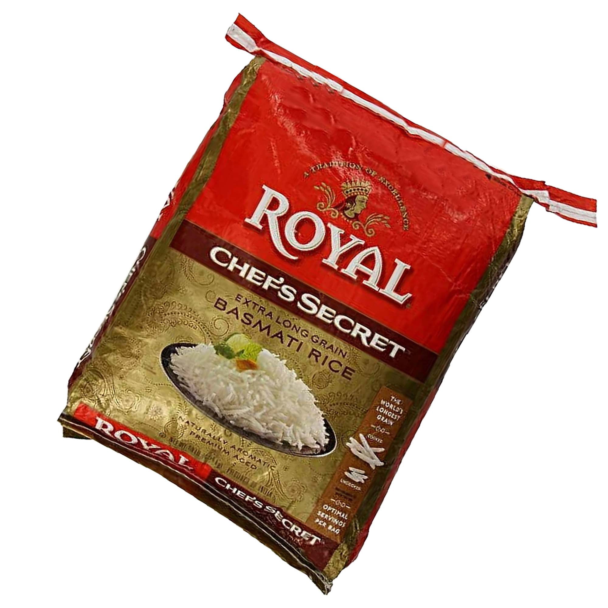 ROYAL CHEF'S SECRET - Extra Long Grain Basmati Rice - Fragrant & Fluffy, 40 lb