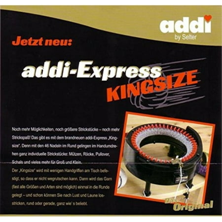 addi Express King Size Knitting Machine Kit includes 46
