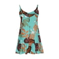 thumbnail image 4 of Puntoco Vestidos Mujer Verano Estampado Sexy Moda Talle Alto Vestido con Cuello En V, 4 of 5
