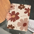 thumbnail image 2 of Tuohive Trifold Stand iPad Case for Pro 18/20/21/22 (Air13 2024) 12.9inch Auto Wake Sleep Case TPU Smart Stand Back Cover with Pen Slot,Red Flowers, 2 of 12