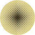 thumbnail image 1 of Ahgly Company Tapis Rond Lavable en Machine Intérieur Transitionnel Jaune Soleil, 8 Pieds Rond, 1 of 7