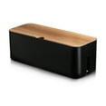 thumbnail image 5 of NICEXMAS Cord Storage Box with Flame Retardant ABS, Removable Lid Cable Organizer for Desk and Home Use, 5 of 8
